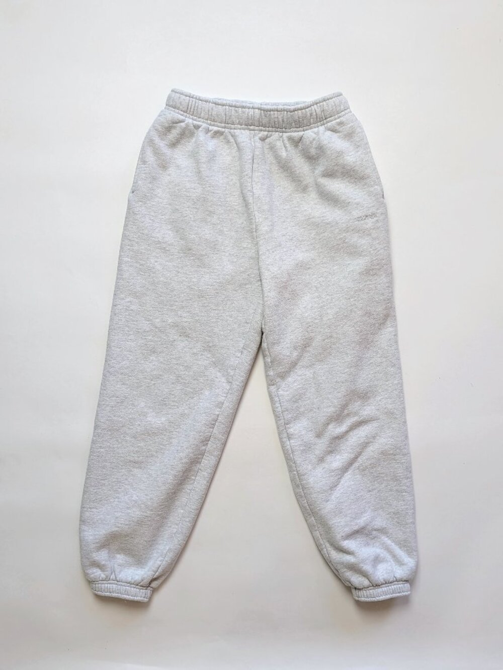 Aritzia TNA Sweatfleece Mega Fit Jogger Sweatpants Heather Gray XS